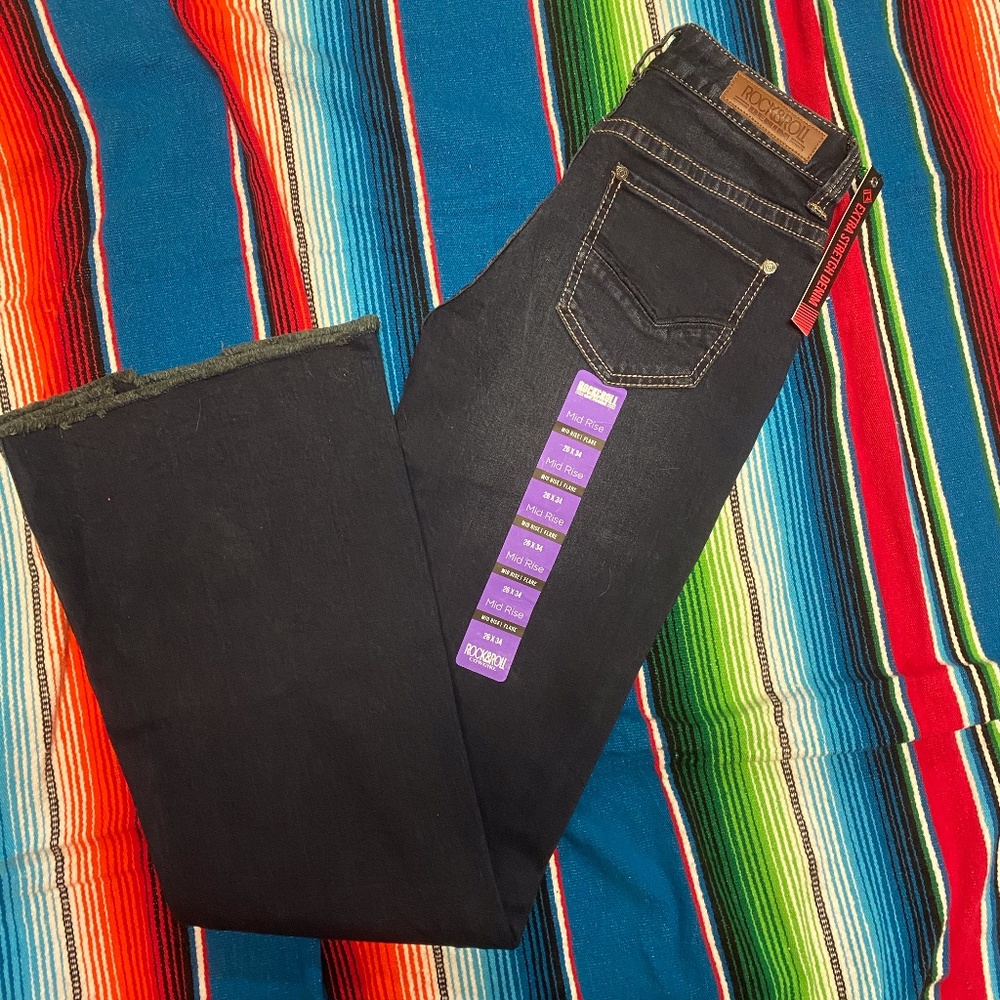 Rock & Roll Denim Flare BRAND NEW - Picture 7 of 9